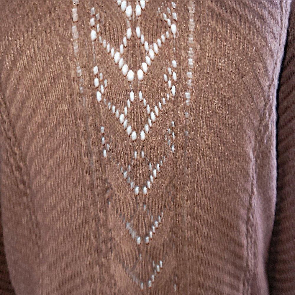 Sonoma Brown Sweater Size S - Picture 4 of 6